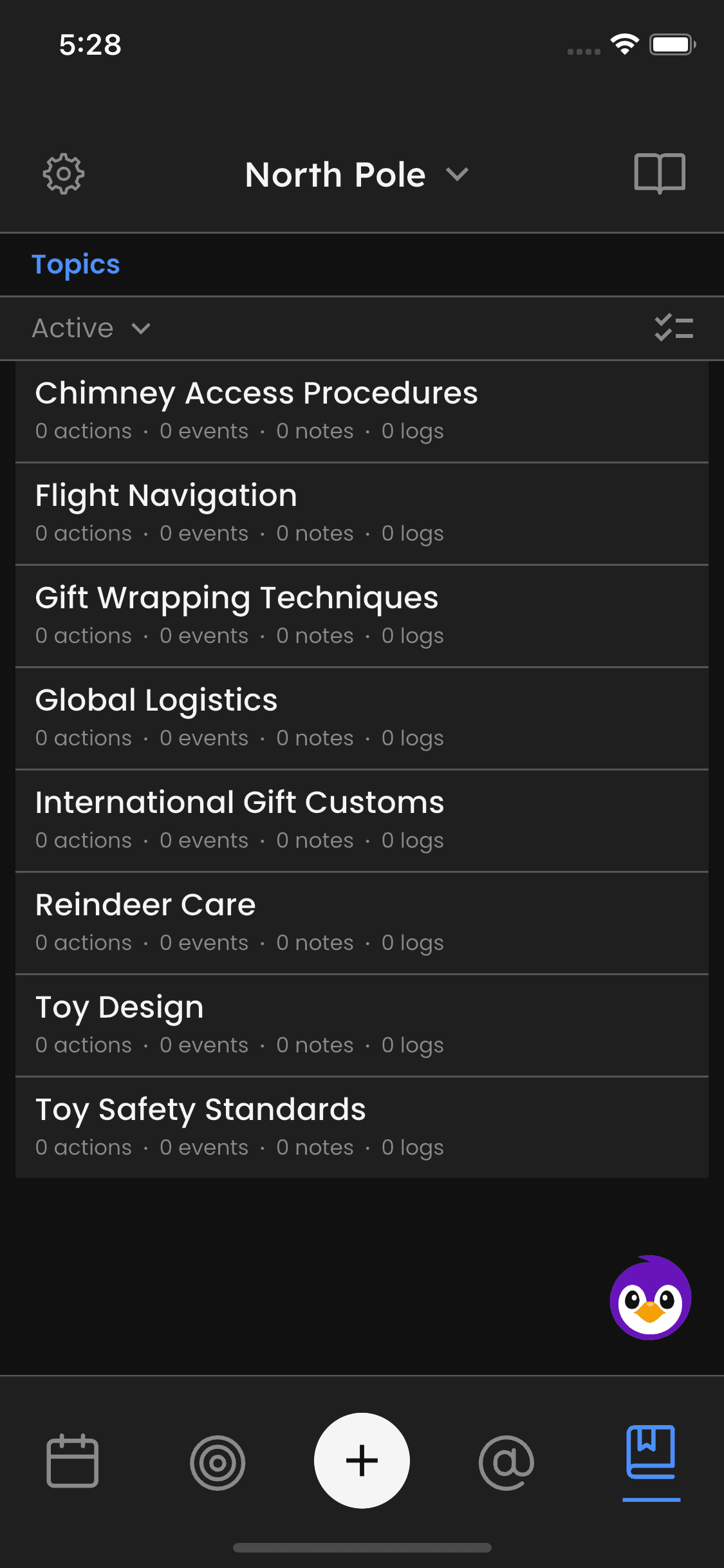 Linni Topics page